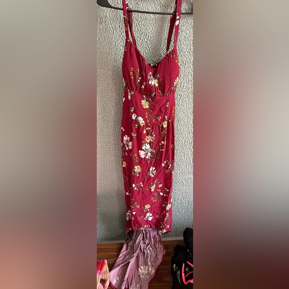 No Boundaries Red Textured Top